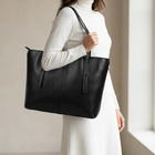 Black Minimalist Tote Set